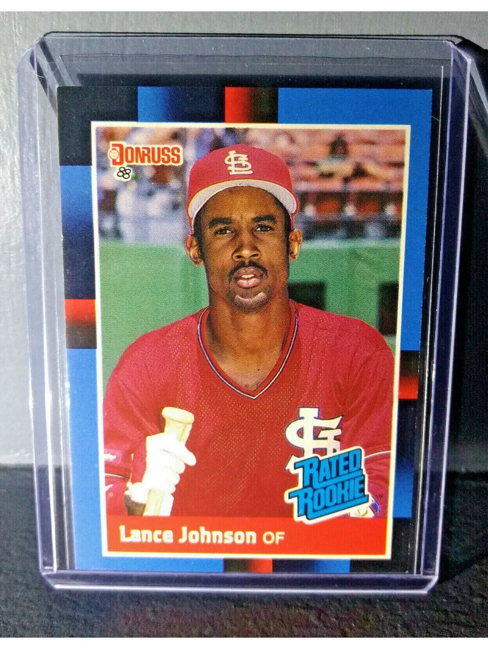 1988 Lance Johnson Donruss Rated Rookie #31 Baseball Card